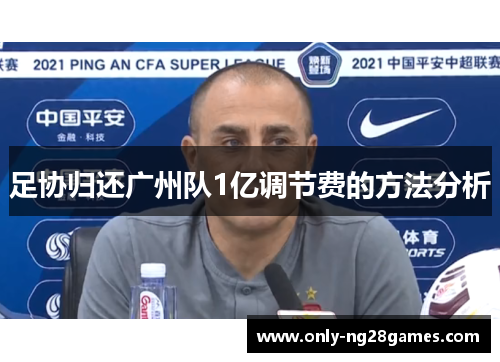 足协归还广州队1亿调节费的方法分析
